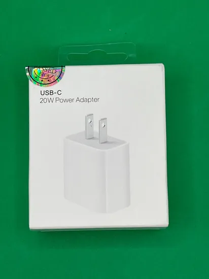 Cabezal de carga colorido original 20W Super Power Support QC 0.3 / 2.0 Fcp Cable USB Pd Adaptador de cargador de pared rápido Enchufe de carga para iPhone